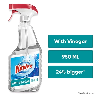 Windex® Multi-surface Cleaner with Vinegar, 950mL