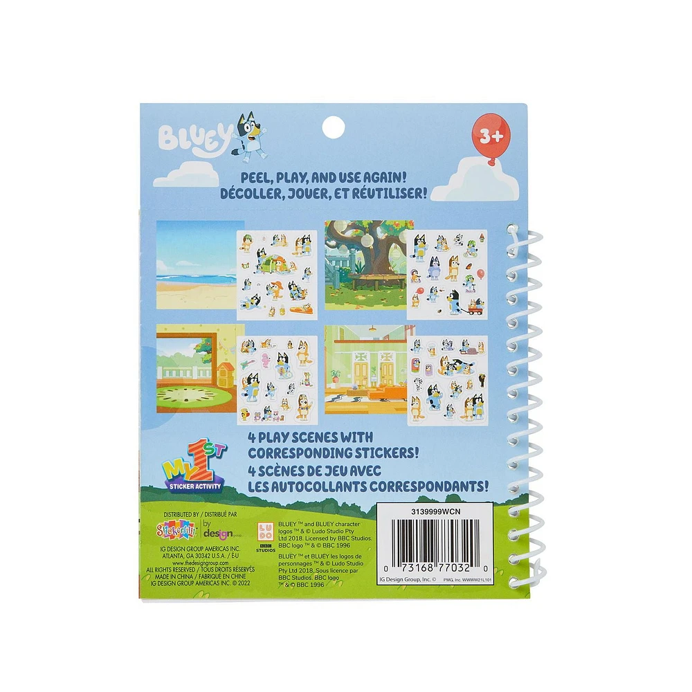 Bluey My First Sticker Activity Book, Bluey Stickers