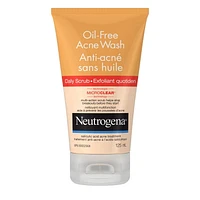 Neutrogena Oil Free Acne Wash Daily Scrub with Salicylic Acid, 125 mL