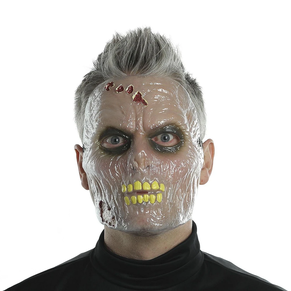 Way to Celebrate Adult Unisex Halloween Zombie Clear Mask