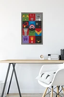 Marvel Comics - Avengers - Minimalist Grid Wall Poster