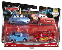 Disney/Pixar Cars Sally with Cone & Lightning McQueen Die-Cast Vehicle 2-Pack