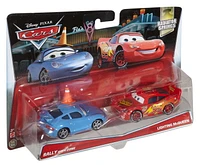 Disney/Pixar Cars Sally with Cone & Lightning McQueen Die-Cast Vehicle 2-Pack