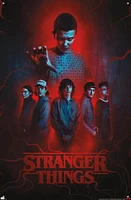 Netflix Stranger Things: Season 4 - Group Wall Poster with Pushpins, 22.375" x 34"