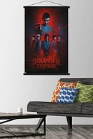 Netflix Stranger Things: Season 4 - Group Wall Poster with Magnetic Frame, 22.375" x 34"