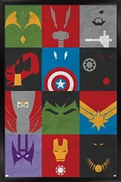 Marvel Comics - Avengers - Minimalist Grid Wall Poster