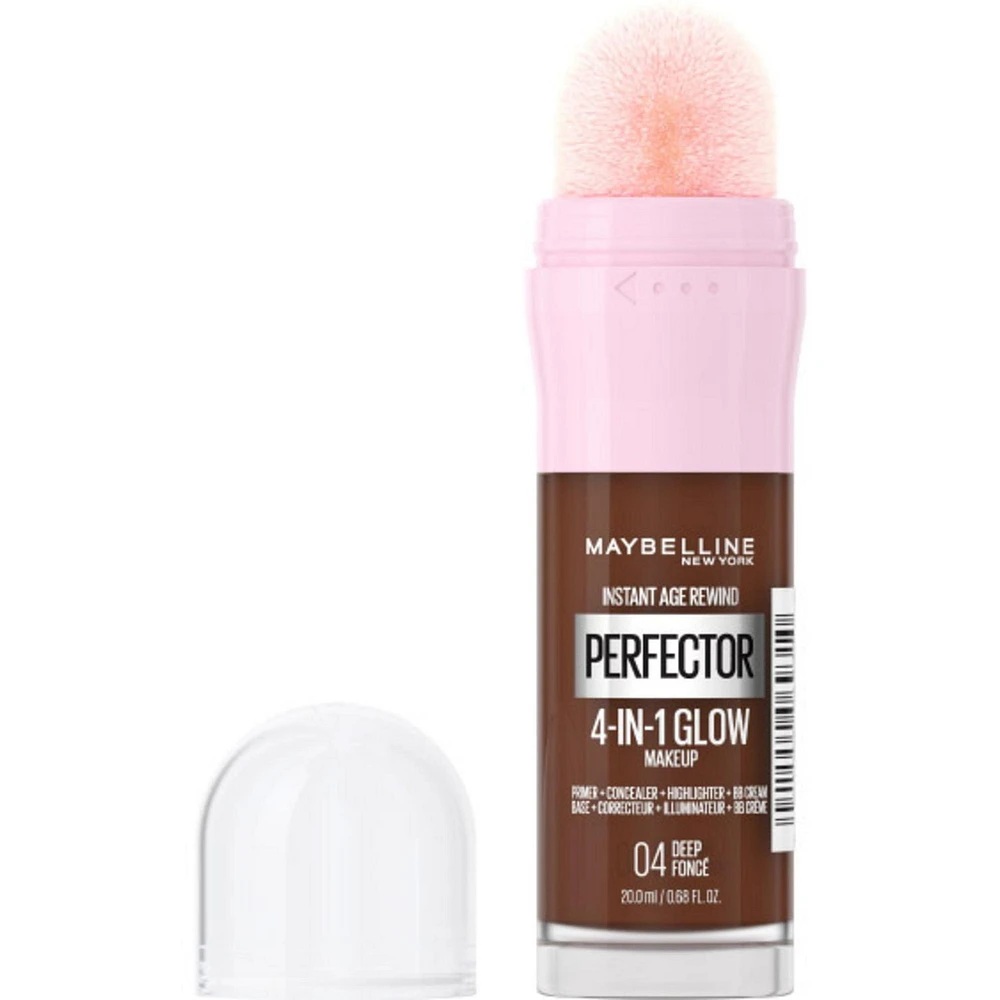 Maybelline New York Instant Age Rewind- Maquillage pour visage Instant Perfector 4-in-1 Glow Makeup, Clair-Pâle Maquillage 4-en-1 pour un look éclatant parfait.