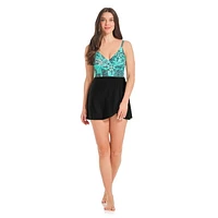 Krista Maillot de bain une pièce à col en V croisé pour femme