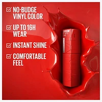 Maybelline rouge à lèvres liquide SuperStay Vinyl Ink rouge à lèvres à couleur vinyle intense