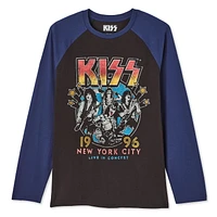 Kiss Men's Raglan Tee