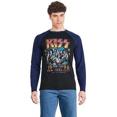 Kiss Men's Raglan Tee