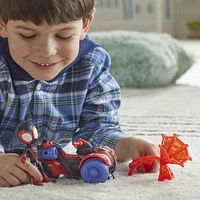 Marvel Spidey and His Amazing Friends Miles Morales: Spider-Man Techno Racer Set, Action Figure, Vehicle, and Accessory