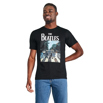 T-shirt à imprimé graphique The Beatles pour hommes Tailles P–TG