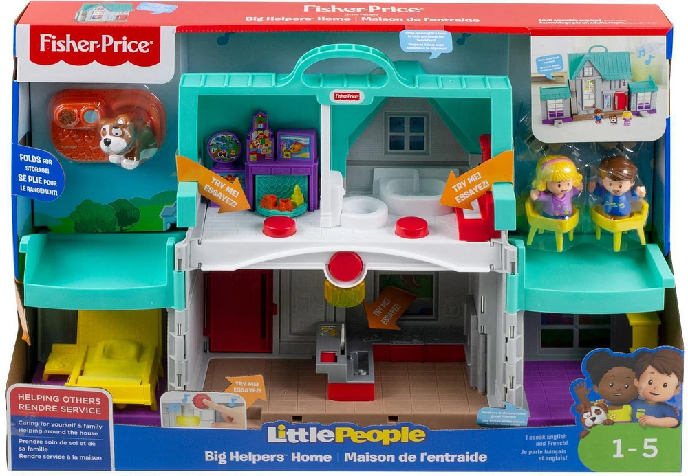 Fisher-Price Little People Big Helpers Home - Bilingual Edition