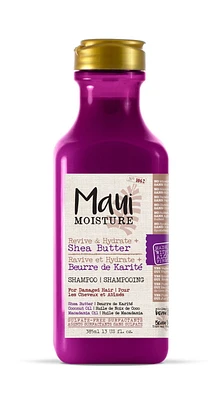 Maui Moisture Shampooing Réparation et hydratation + Beurre de karité 385 ml