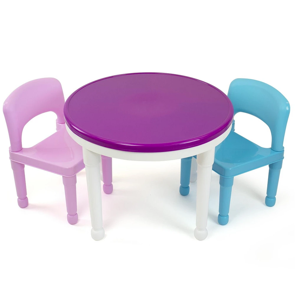 Kids Plastic 3pc Activity Table Primary