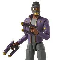 Marvel Legends Series 6-inch Scale Action Figure Toy T'Challa Star-Lord, Premium Design, 1 Figure, 3 Accessories, and Build-A-Figure Part