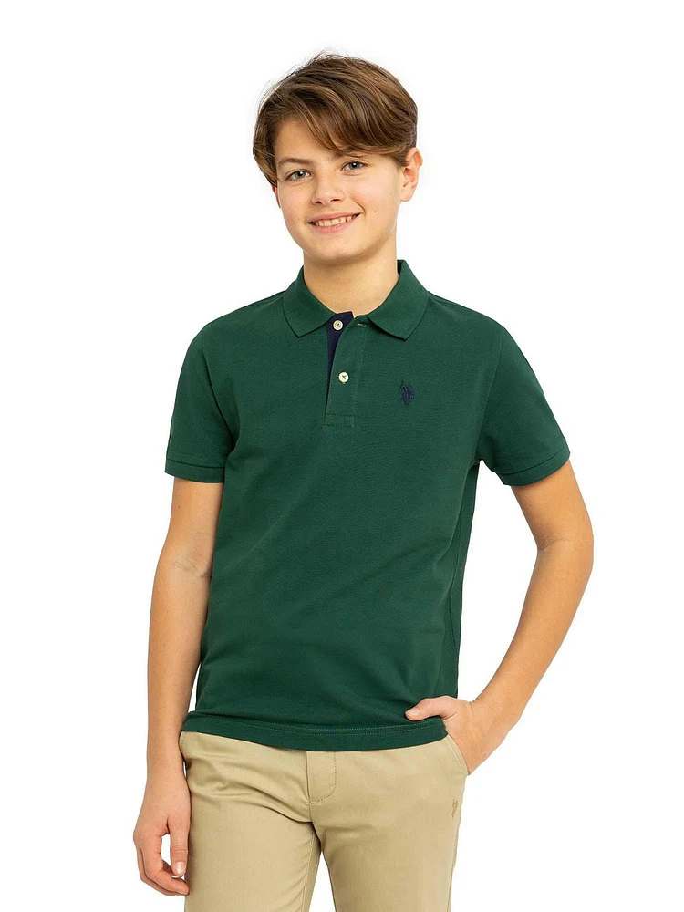 U.S. Polo Assn. Boy's Short Sleeve Shirt, Shirt