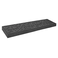 Everleaf Scroll Recycled Rubber Stairtread, 4-pack