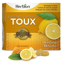 HERBION ALL NATURAL HONEY LEMON LOZENGES 18PK