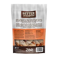 Zoe Better Than Rawhide Mini Bones, Peanut Butter Flavour, 234 g, 234g / 10 Mini Bones