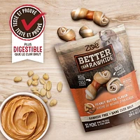 Zoe Better Than Rawhide Mini Bones, Peanut Butter Flavour, 234 g, 234g / 10 Mini Bones