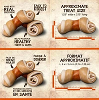 Zoe Better Than Rawhide Mini Bones, Peanut Butter Flavour, 234 g, 234g / 10 Mini Bones