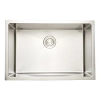 American Imaginations -in. W CSA Approved Stainless Steel Kitchen Sink With Bowl And Gauge AI