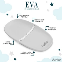 Coussin à langer Evolur Eva Léger et portable