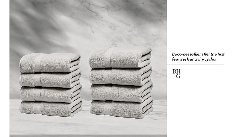 Better Homes & Gardens Signature doux Collection de serviettes solides