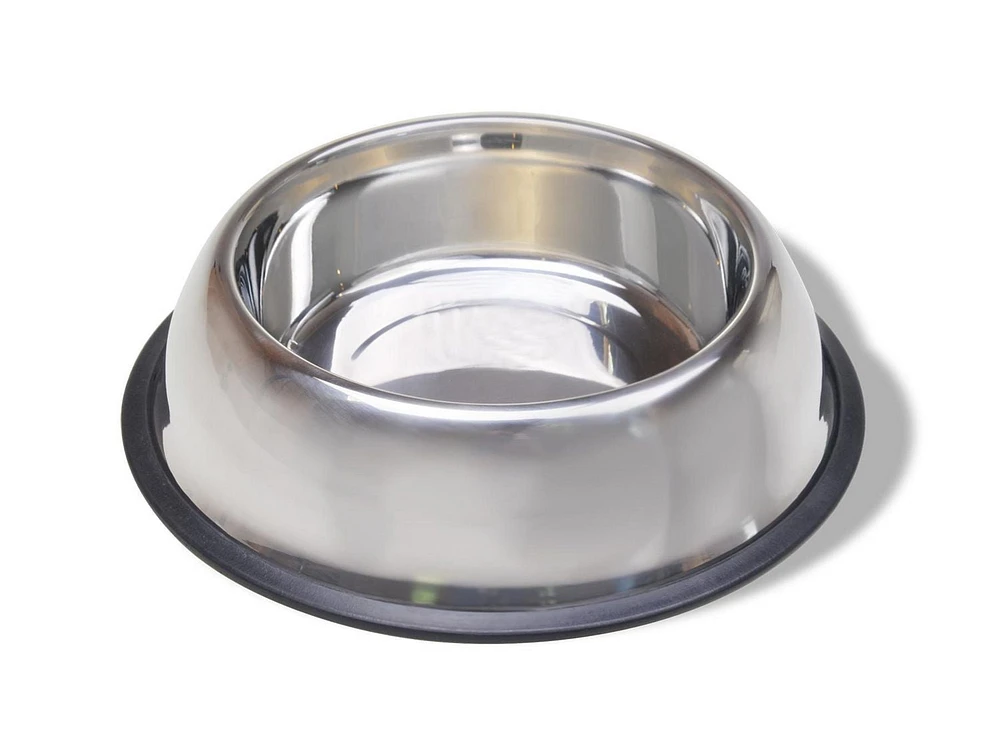 Van Ness Stainless Steel No Tip Bowl .47L, Non tip stainless 16 oz