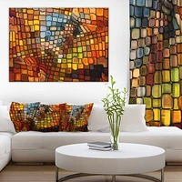 Design Art Dreaming of Stained Glass Canvas Print