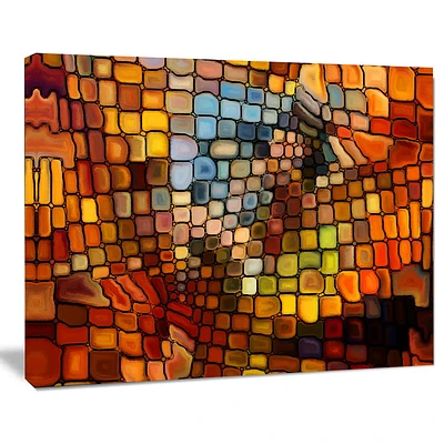 Impression sur toile « Dreaming Of Stained Glass » Design Art