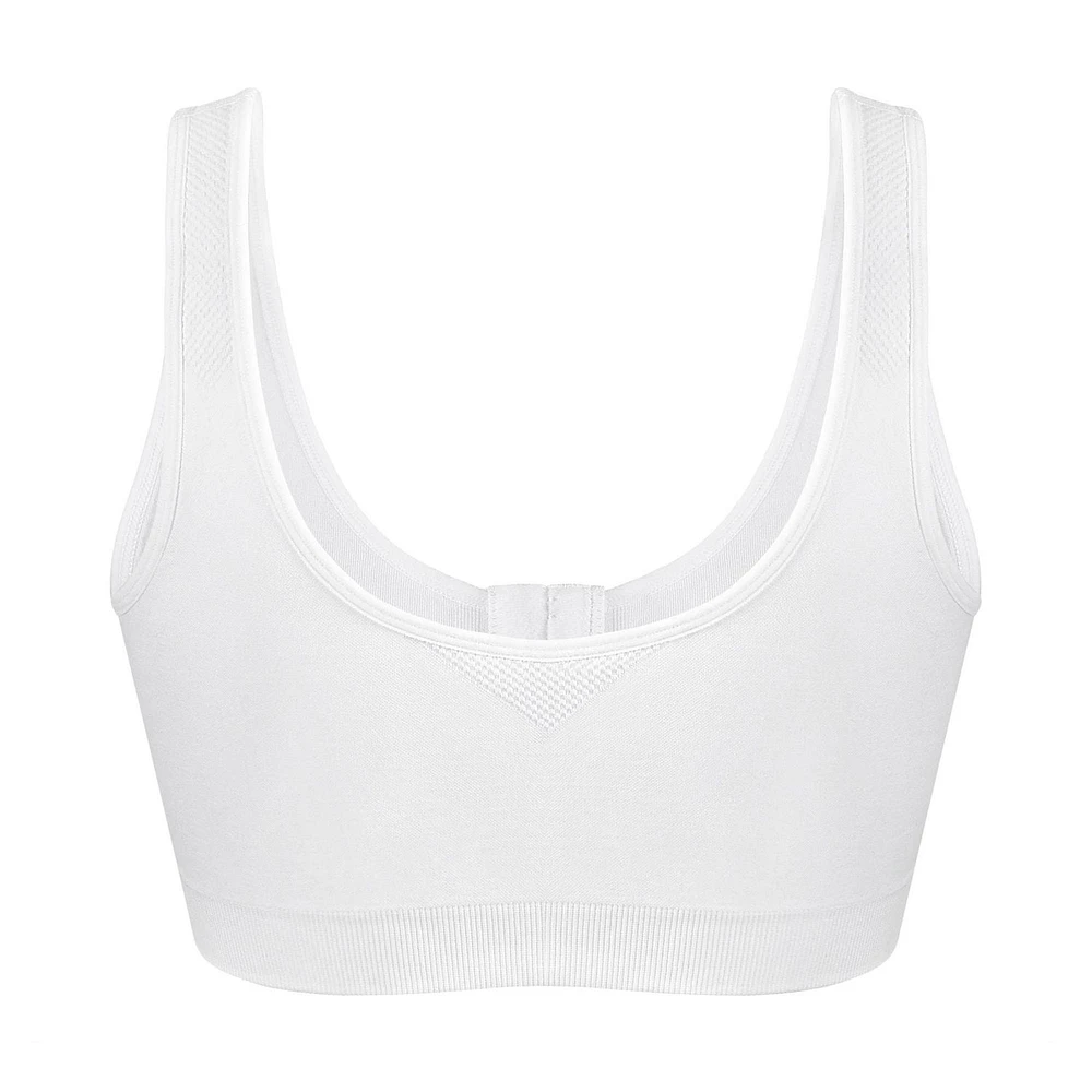 Exquisite Form # 9601000 Soutien-gorge entièrement sans couture, sans fil, fermeture à l'avant Tailles disponibles -M