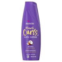 Aussie Miracle Curls with Coconut & Jojoba Oil, Paraben Free Shampoo