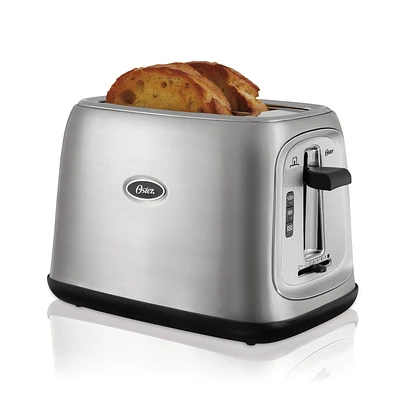 Oster® 2 Slice Extra-Wide Slot Toaster, Stainless Steel