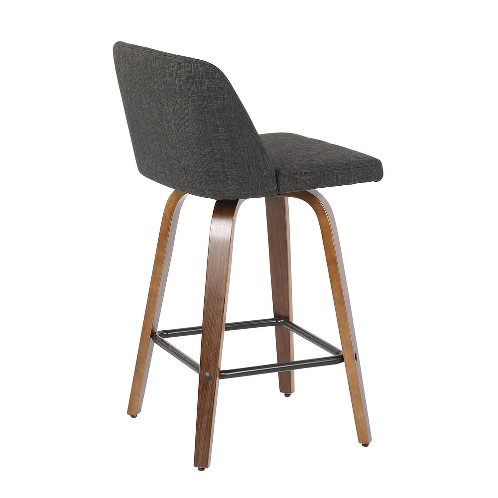 Toriano Counter Height Stool from LumiSource, Set of 2