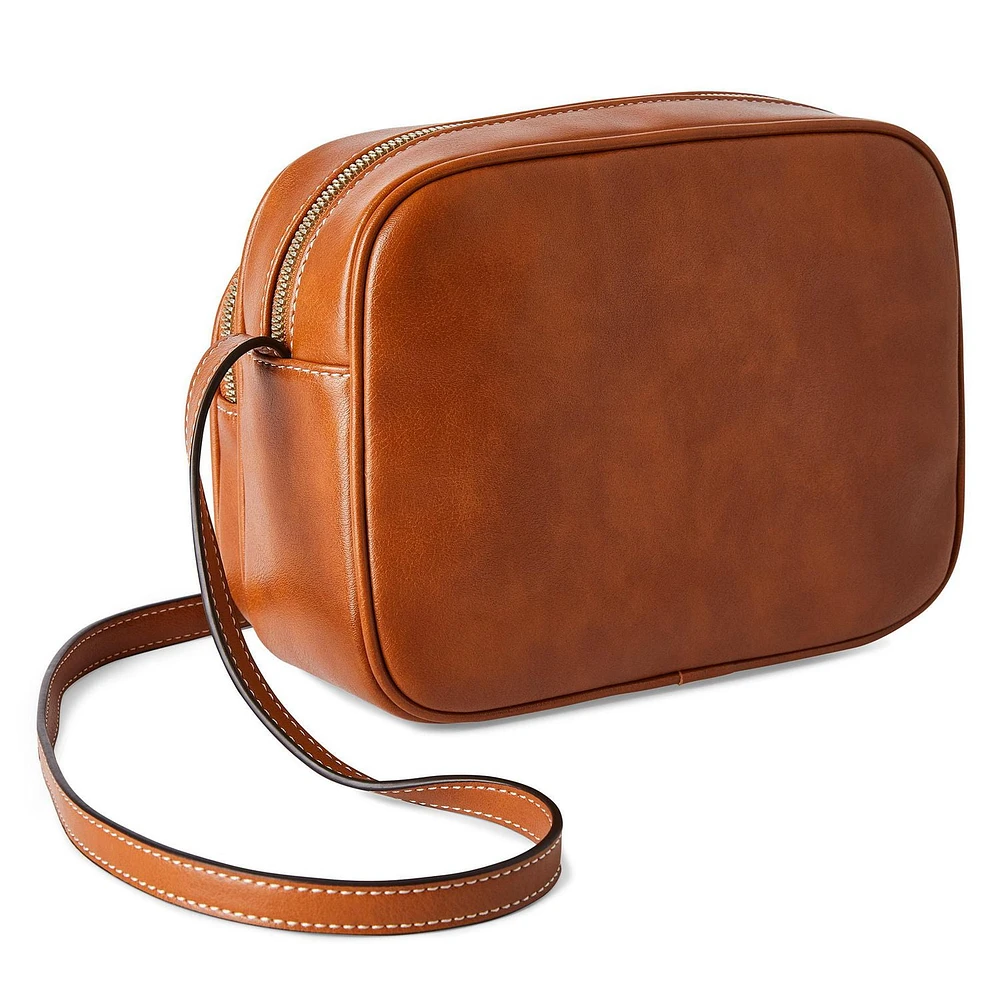 Petit sac à main en bandoulière avec pampille Time and Tru pour femmes Taille unique