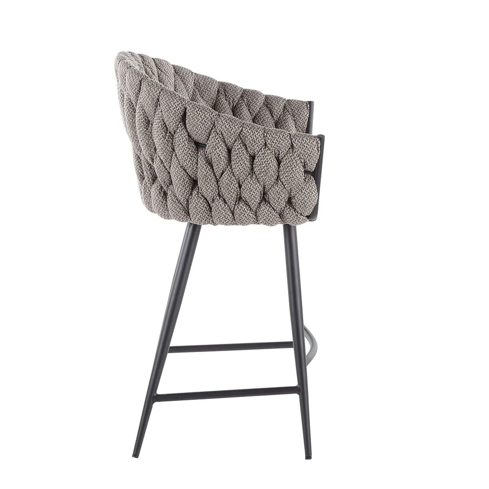 Braided Matisse Counter Height Stool from LumiSource