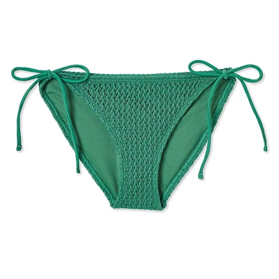 No Boundaries Women's String Bikini Bottom
