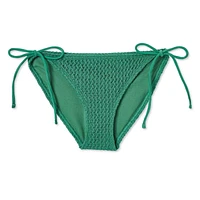 No Boundaries Women's String Bikini Bottom