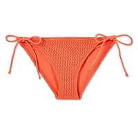 Bas de bikini avec nouettes No Boundaries pour femmes Tailles TP–TTG