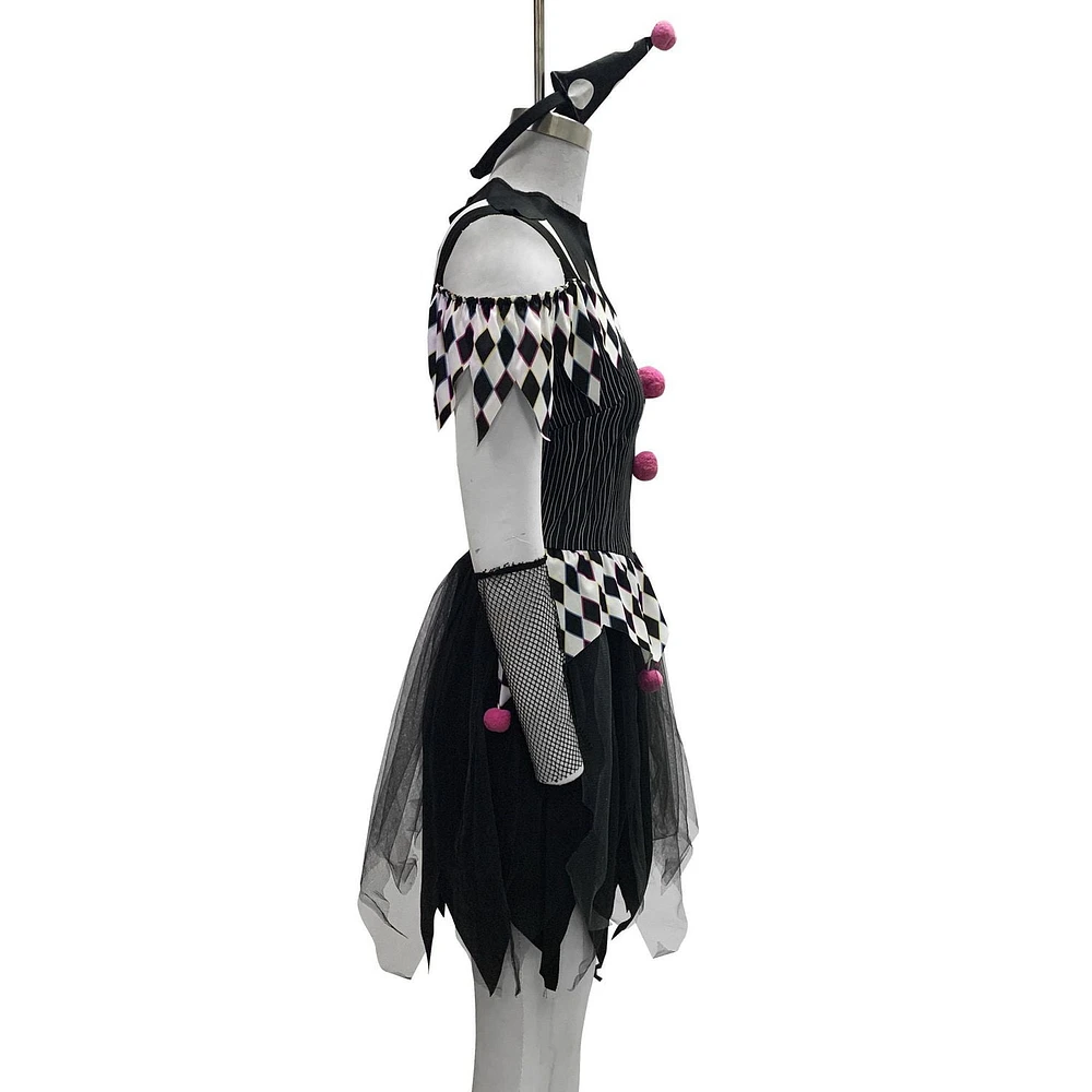 Adult Carnival Clown Costume for Woman