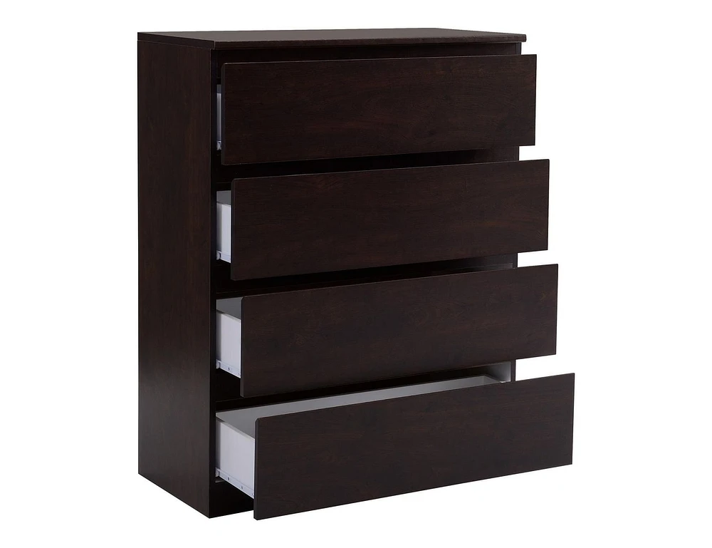 Hometrends 4-Drawer Chest, 31 1/2"W x 15 3/4"D x 40 1/4"H