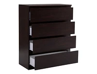 Hometrends 4-Drawer Chest, 31 1/2"W x 15 3/4"D x 40 1/4"H