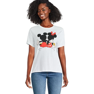 T-shirt Mickey et Minnie Mouse Disney pour femmes