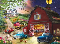 Buffalo Games - Night & Day - Farm Life Day & Night - 1000 Piece Jigsaw Puzzle