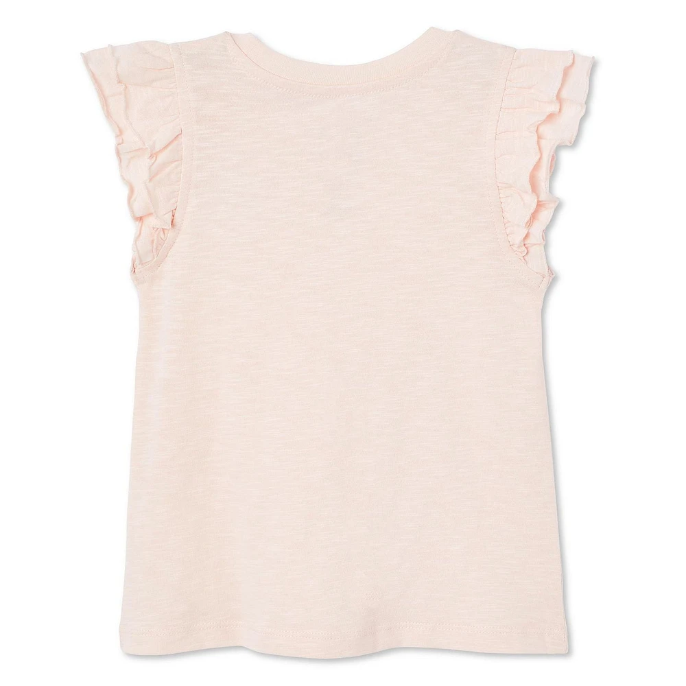 Haut à volants George pour petites filles Tailles 2T-5T