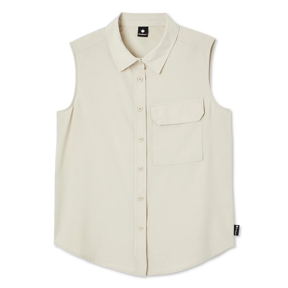 Canadiana x RCGS Women's Trail Sleeveless Shirt, Sizes XS-XL
