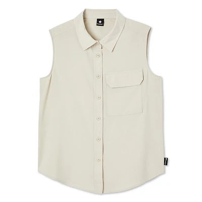 Canadiana x RCGS Women's Trail Sleeveless Shirt, Sizes XS-XL